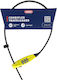 Mini Abus Combiflex Travelguard Gelb Helmzubehör