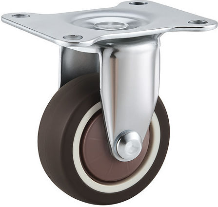 Finetto Furniture Wheel made of Metal with Wheels Mocha