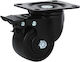 Heavy Duty Swivel Wheel Finetto Black Ø75mm Height 105mm 180kg Yes