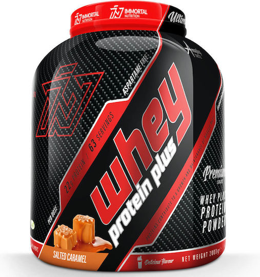 Immortal Nutrition Whey Protein Plus Organic Protein Whey with Flavor Salted Caramel 2kg