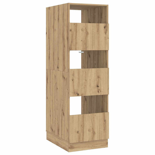 vidaXL Bathroom Cabinet Laundry L50xW68xH162cm Oak