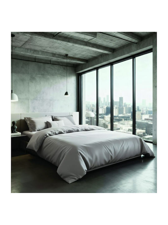 Makis Tselios Home Bettlaken King Size 270x290cm. City Silver