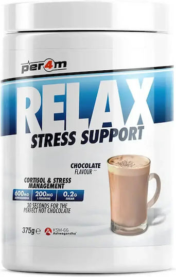 Per4m Relax Stress Support Supliment Pentru Stres Și Somn 375gr Ciocolată