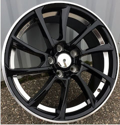 Audi Style 1135 8.5x19 5x112 Et35 Black Glossy Lip