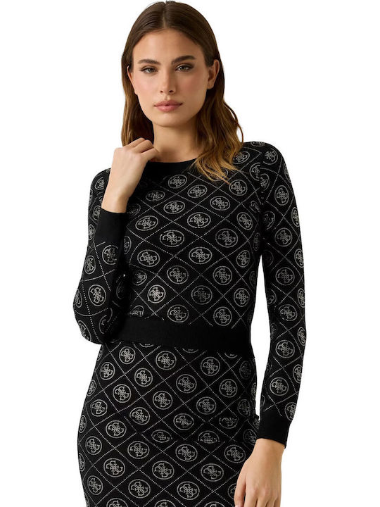 Guess Women's Long Sleeve Sweater Black