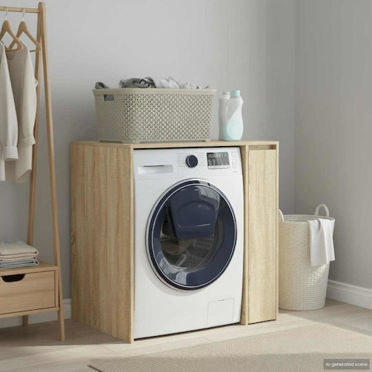 vidaXL Badezimmerschrank Wäscherei B87xT60xH89cm Sonoma
