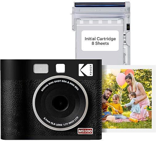 Kodak Mini Shot 3 Era 3x3 Instant Φωτογραφική Μηχανή Black