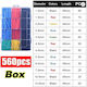 Set Heat-Shrink Tubing Cables Heat Shrink 560 Pieces Case – 64-5401