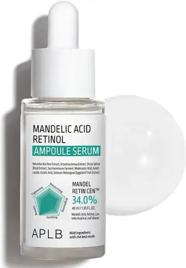 Mandelic Acid Retinol Ampoule Ampoule Face Serum with Retinol for Acne 40ml