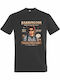 Unisex T-shirt Babysitter Harrington Fremde Dinge Dunkelgrau