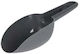 Plastic Serving Scoop 18x6cm Large Gray