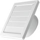 Metal Vent Louver 15x15cm Square Gravity