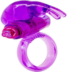 Cock Ring Δονούμενο Rabbit Μωβ