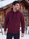 Men's Fleece Jacket Burgundy