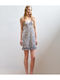 Mini Evening Dress Silver
