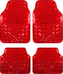 Universal Car Covers Diamond Model Red Chrome Color