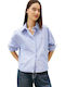 Women's Long Sleeve Shirt Blue