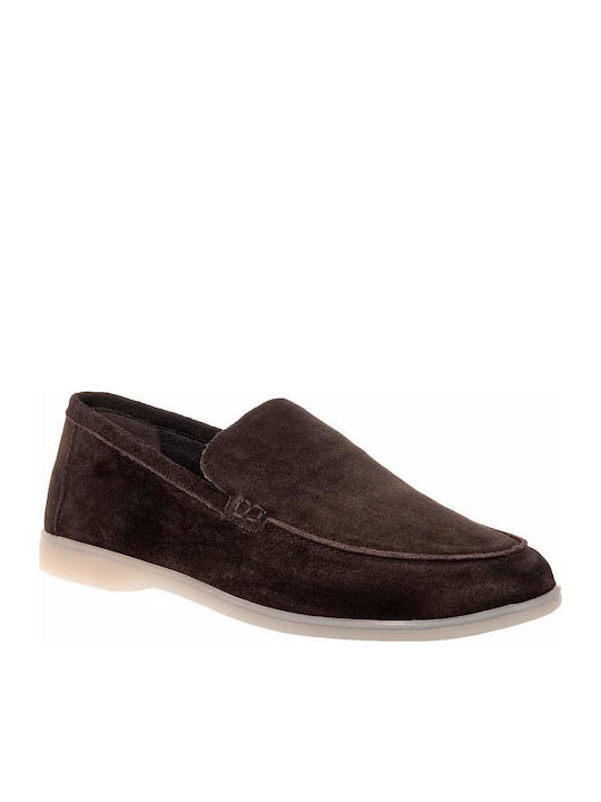 Men's Suede Loafers Brown
