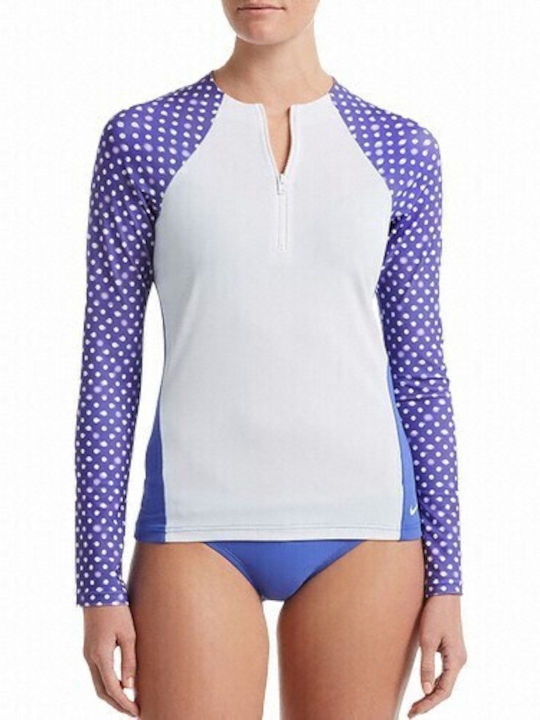 Nike Women's Long Sleeve Sun Protection Shirt Blue