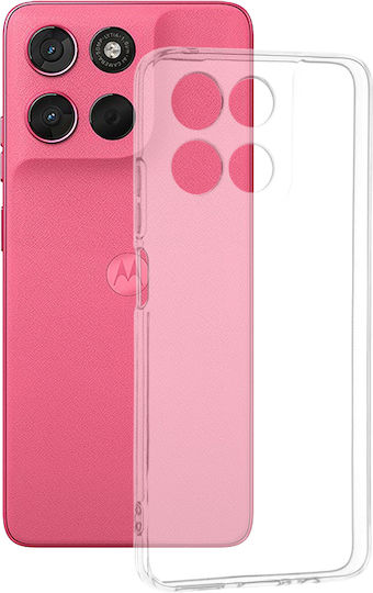 Techsuit Motorola Moto Umschlag Rückseite Silikon Transparent (Motorola Moto G57 Power, Motorola Moto G67 Power)