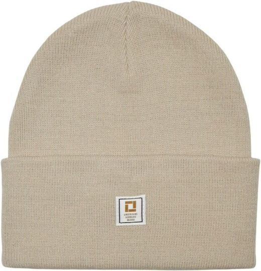 Beanie Beanie Knitted in Ecru color