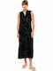Pink Label Damen Kleid Strand Black