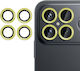 Xiaomi Poco F8 Ultra Kalebol No Flicker Ultra-thin Individual Camera Lens Tempered Glass Film Gold