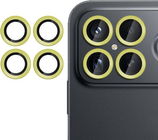 Xiaomi Poco F8 Ultra Kalebol No Flicker Ultra-thin Individual Camera Lens Tempered Glass Film Gold