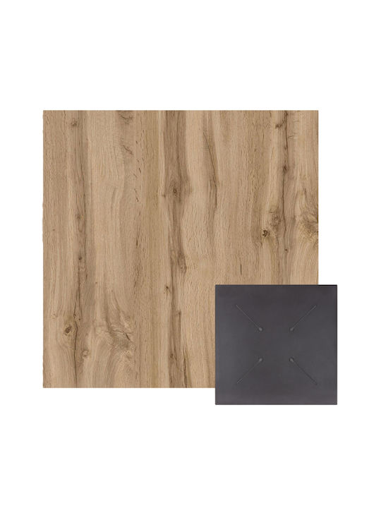 HomeMarkt Square Table Surface made of Particle...