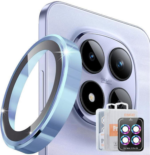 Redmi Note 15 Pro 15 Pro+ 5g Global Enkay Hat-prince 9h Rear Camera Lens Aluminium Alloy Tempered Glass Film Sierra Blue