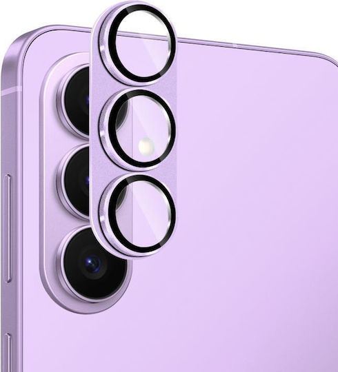 Samsung Galaxy S26+ 5g Enkay Anti-reflection Camera Lens Aluminium Alloy Tempered Glass Film Purple