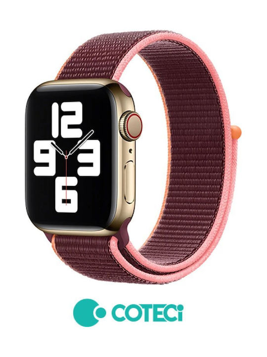 Coteci Strap Apple Watch 42 44 45 49mm Sport Nylon Strap W72 Plum Color Coteci Strap Apple Watch 42 44 45 49mm Sport Nylon Strap W72 Plum Color