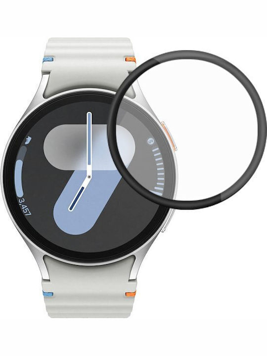 3D Tempered Pet Glass Samsung Galaxy Watch7 44mm Schwarz Oem