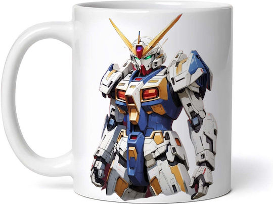 Gundam Character Κούπα Κεραμική Λευκή 330ml (Προσωποποιημένο)