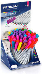 Pensan Triball Pen Ballpoint 1mm 60pcs