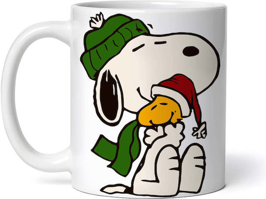 Snoopy & Woodstock. Κούπα Κεραμική Λευκή 330ml (Προσωποποιημένο) Snoopy & Woodstock. Κούπα Κεραμική Λευκή 330ml (Προσωποποιημένο)