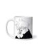 Gojo Satoru Talking On The Phone Ceramic White Mug 330ml (Personalized)