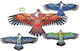 Carnavalista Fabric Kite with Twine 63x140cm 1 Piece