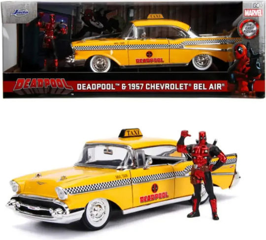 Jada Toys Marvel: Deadpool 1957 Chevy Όχημα Ρέπλικα σε Κλίμακα 1:24
