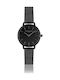 Annie Rosewood Women's Watch with Black Fabric Strap