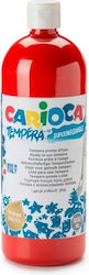 Carioca Tempera Farben Scarlet Red 1000ml 1Stück