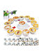 Alista Home Șabloane De Patiserie Din Plastic 8.5x8.5cm 16 Bucăți