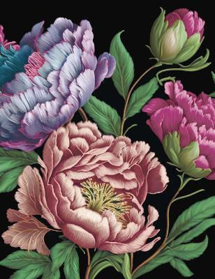 Peonies Journal Lined Pages And Sprayed Edges Editors Of Inc.,u.s