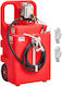 Vevor Kraftstoffkanister 32 Gallonen Tragbarer Kraftstofftank Elektrische Kraftstoffpumpe 12v Dc 15 Gpm Flexibler Verlängerungsrohr 13 Fuß Handbetätigter Auslauf Aluminiumlegierung Benzinmotor Caddy Motorboote Atv Diesel