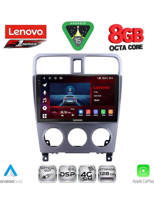 Lenovo Car Audio System for Subaru Forester 2002-2008 (Bluetooth/USB/WiFi/GPS/Apple-Carplay/Android-Auto) with Touch Screen 9"