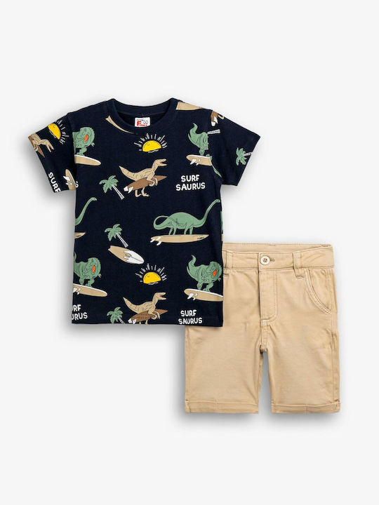 Kinder-Set mit Shorts Sommer 2Stück Blau