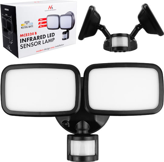 Maclean Energy Στεγανό Επιτοίχιο Εξωτερικό Φωτιστικό LED 20W 4000K Maclean Energy Στεγανό Επιτοίχιο Εξωτερικό Φωτιστικό LED 20W 4000K