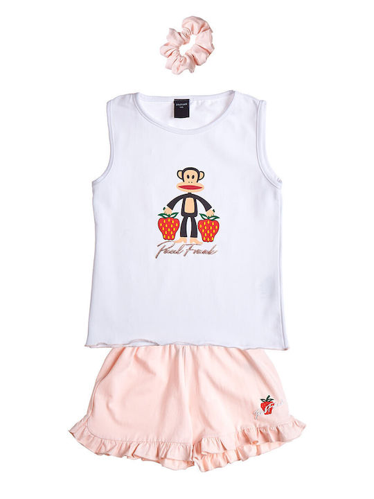 Kids' Set with Shorts Summer 2pcs Pink