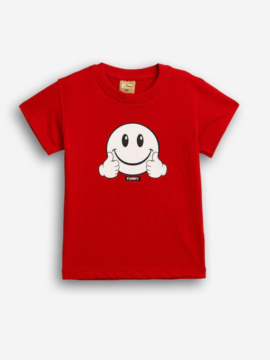 Funky T-shirt Κόκκινο