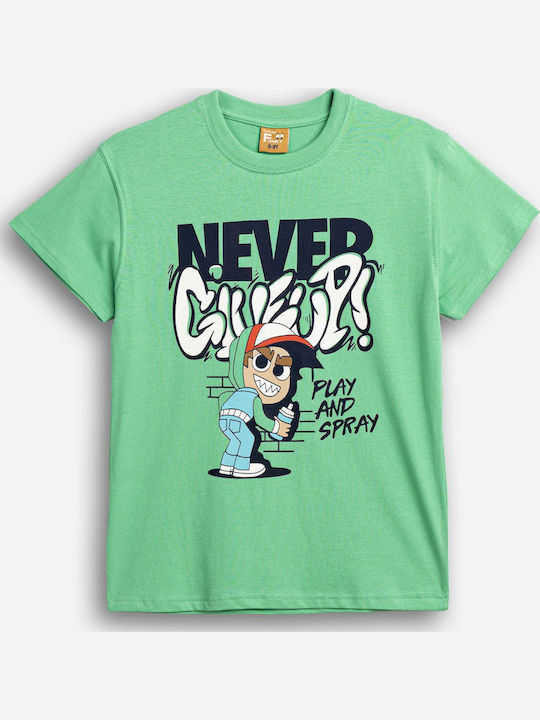 Funky T-shirt Πράσινο